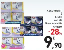 Spazio Conad Assorbenti e LINES offerta