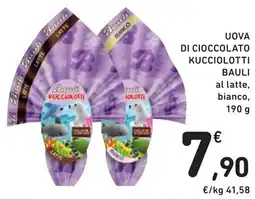 Spazio Conad Uova di cioccolato kucciolotti BAULI offerta