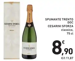 Spazio Conad Spumante trento doc CESARINI SFORZA offerta