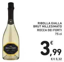 Spazio Conad Ribolla gialla brut millesimato ROCCA DEI FORTI offerta
