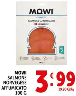 Deco Supermercati Mowi salmone norvegese affumicato offerta