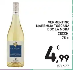 Spazio Conad Vermentino maremma toscana doc LA MORA CECCHI offerta