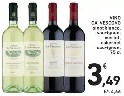 Spazio Conad Vino CA' VESCOVO offerta