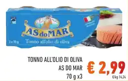 Spazio Conad Tonno all'olio di oliva AS DO MAR offerta