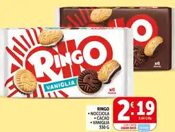 Deco Supermercati Ringo nocciola cacao vaniglia offerta