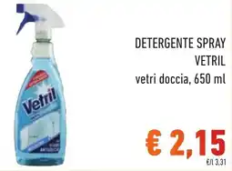 Spazio Conad Detergente spray VETRIL offerta