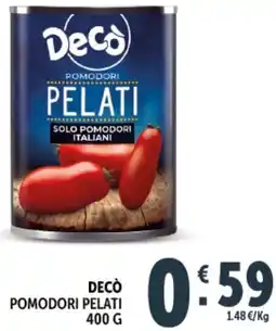 Deco Supermercati Decò pomodori pelati offerta