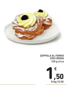 Spazio Conad Zeppola al forno con crema offerta