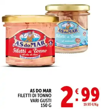 Deco Supermercati As do mar filetti di tonno offerta