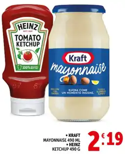 Deco Supermercati Kraft mayonnaise heinz ketchup offerta