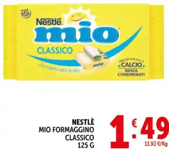 Deco Supermercati Nestlè mio formaggino classico offerta