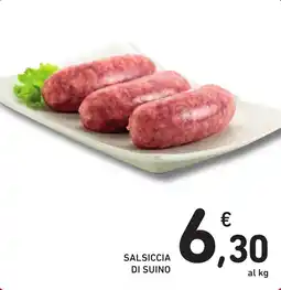 Spazio Conad Salsiccia di suino offerta