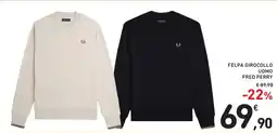 Spazio Conad Felpa girocollo uomo FRED PERRY offerta