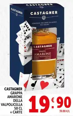 Deco Supermercati Castagner grappa amarone della valpolicella offerta