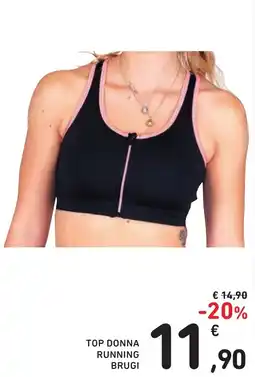 Spazio Conad Top donna RUNNING BRUGI offerta