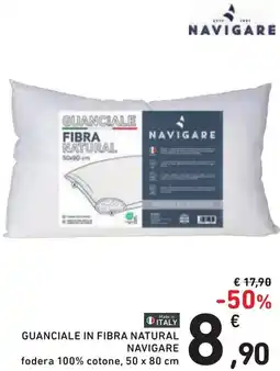 Spazio Conad Guanciale in fibra natural NAVIGARE offerta