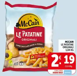 Deco Supermercati Mccain le patatine originali offerta