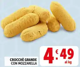 Deco Supermercati Crocchè grande con mozzarella offerta