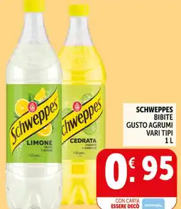 Deco Supermercati Schweppes bibite gusto agrumi offerta