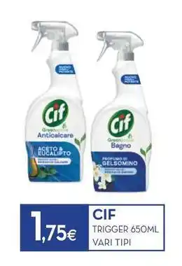 Proshop Cif trigger offerta