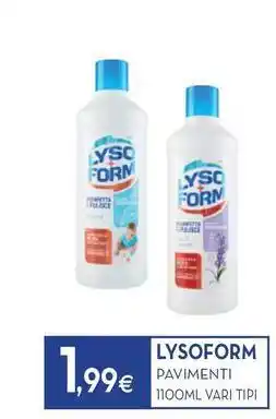 Proshop Lysoform pavimenti offerta