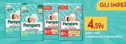 Proshop Pampers baby-dry tradizionale o mutandino offerta