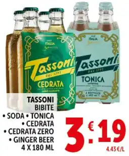 Deco Supermercati Tassoni bibite offerta