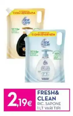 Proshop Fresh& clean ric. sapone offerta