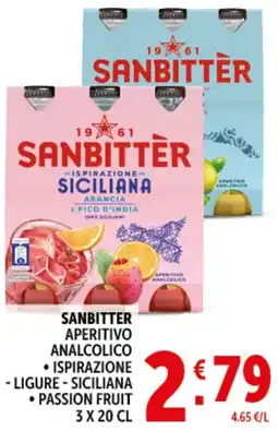 Deco Supermercati Sanbitter aperitivo analcolico offerta