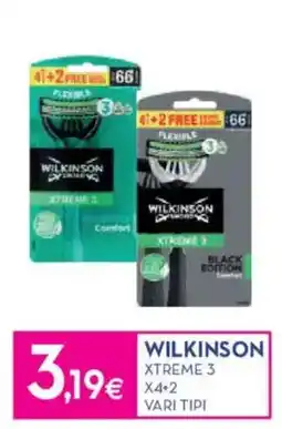 Proshop Wilkinson xtreme 3 x4+2 offerta