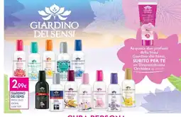 Proshop Giardino dei sensi profumo offerta