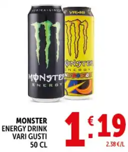 Deco Supermercati Monster energy drink offerta