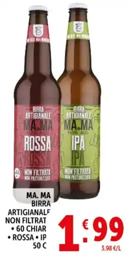 Deco Supermercati Ma. ma birra artigianalf non filtrat offerta