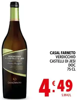 Deco Supermercati Casal farneto verdicchio castelli di jesi doc offerta