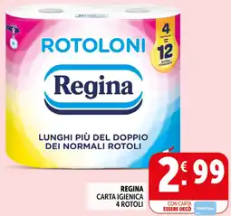 Deco Supermercati Regina carta igienica offerta