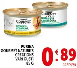 Deco Supermercati Purina gourmet nature's creations offerta