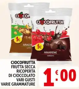 Deco Supermercati Ciocofrutta frutta secca ricoperta di cioccolato offerta