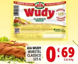 Deco Supermercati Aia wudy wurstel classico offerta