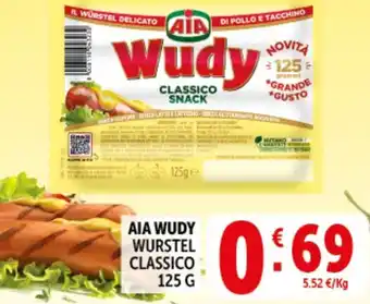 Deco Supermercati Aia wudy wurstel classico offerta