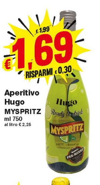 Prix Quality Myspritz Aperitivo Hugo 750ml offerta