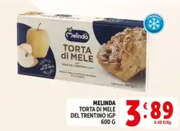 Deco Supermercati Melinda torta di mele del trentino IGP offerta