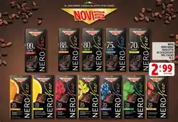 Deco Supermercati Novi nero nero tavoletta di cioccolato 99% cacao offerta