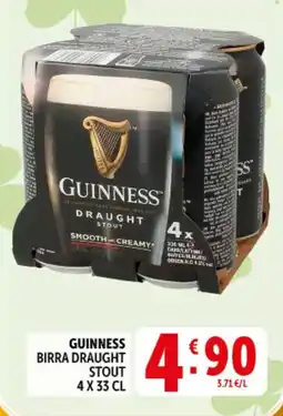 Deco Supermercati Guinness birra draught stout offerta