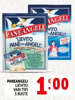 Deco Supermercati Paneangeli lievito 3 buste offerta