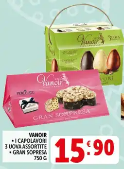 Deco Supermercati Vanoir i capolavori 3 uova assortite gran sopresa offerta