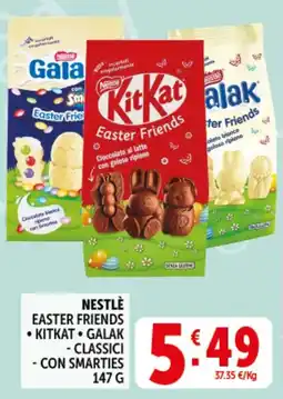 Deco Supermercati Nestlè easter friends offerta