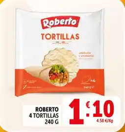 Deco Supermercati Roberto 4 tortillas offerta