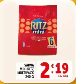 Deco Supermercati Saiwa mini ritz multipack offerta