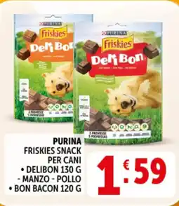 Deco Supermercati Purina k friskies snack per cani offerta
