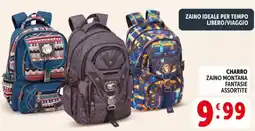 Deco Supermercati Charro zaino montana offerta